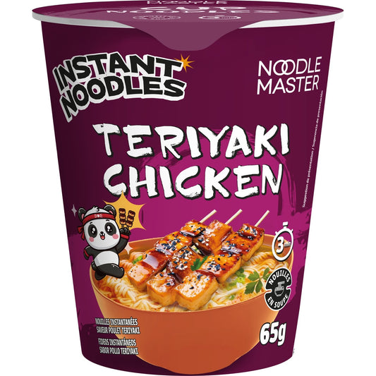 Nouilles Instantanées Poulet Teriyaki NOODLE MASTER le paquet de 65g