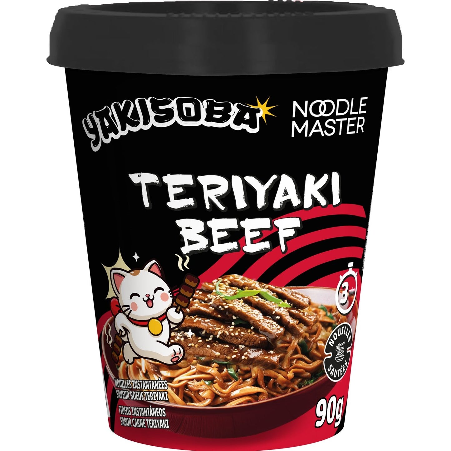 Nouilles Instantanées Saveur Boeuf Teriyaki NOODLE MASTER