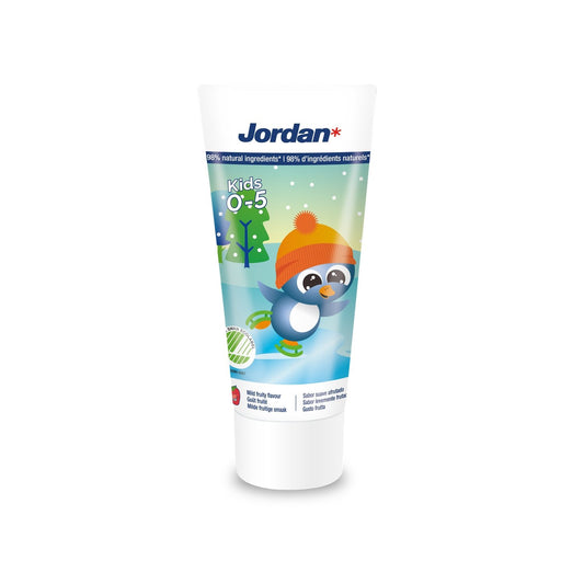 JORDAN Raspberry Toothpaste for Children 0-5 Years