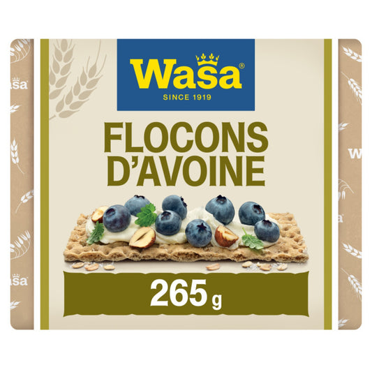 Tartines Croustillantes Flocons d'Avoine et Touche de Sel WASA 