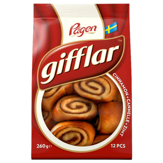 Brioche Roulée Cannelle Gifflar PAGEN le paquet de 12 pièces