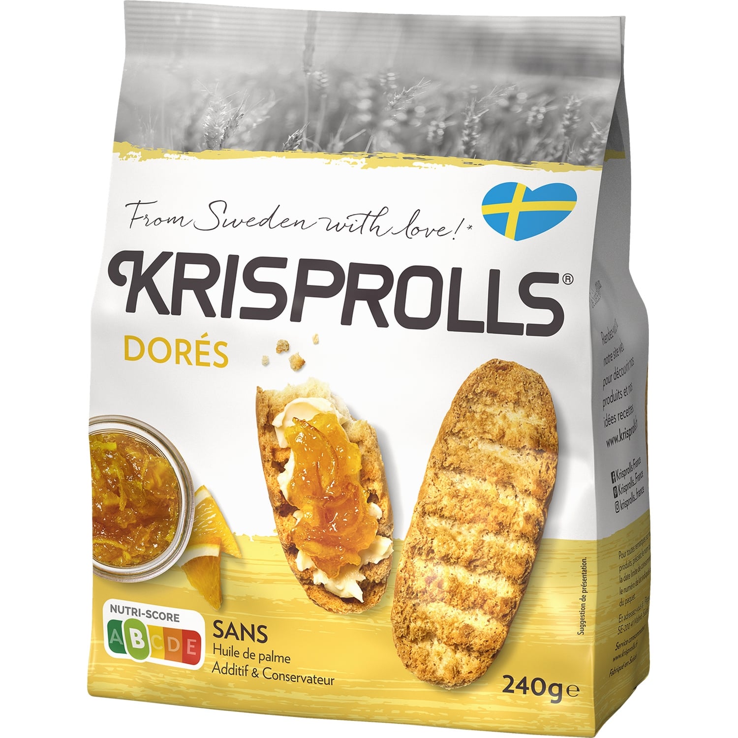 Pains Grillés Dorés KRISPROLL'S 