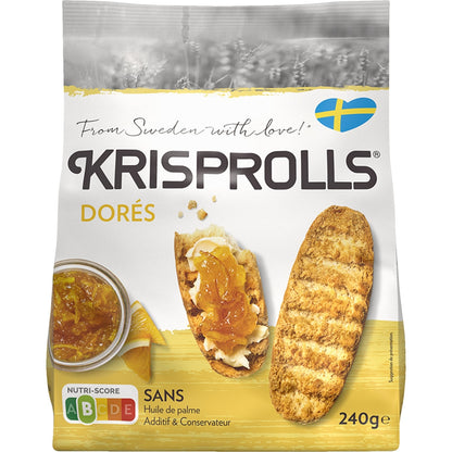 Pains Grillés Dorés KRISPROLL'S 
