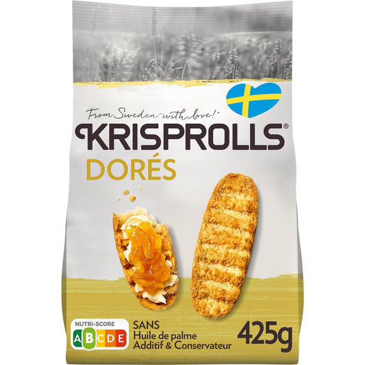 Pains Dorés KRISPROLL'S Le paquet de 425g