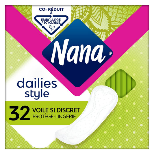 Protège-Slips Voile Si Discret Dailies Style NANA la boite de 32