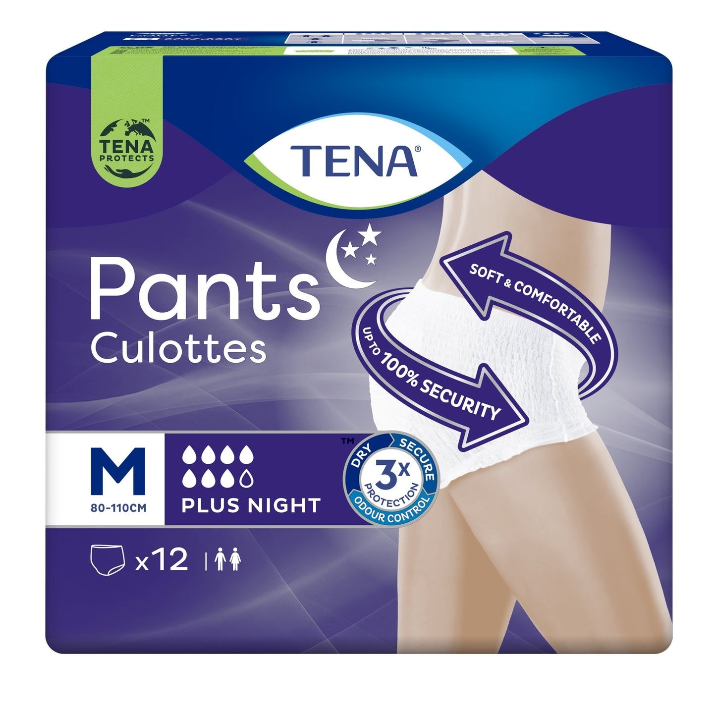 TENA Plus Night Medium Panties