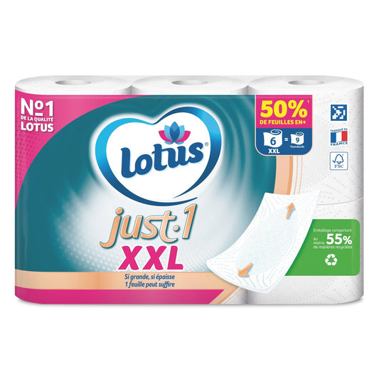XXL Toilet Paper Aqua Tube LOTUS