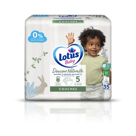 Baby Diapers Size 5: 12 20kg Natural Softness LOTUS BABY