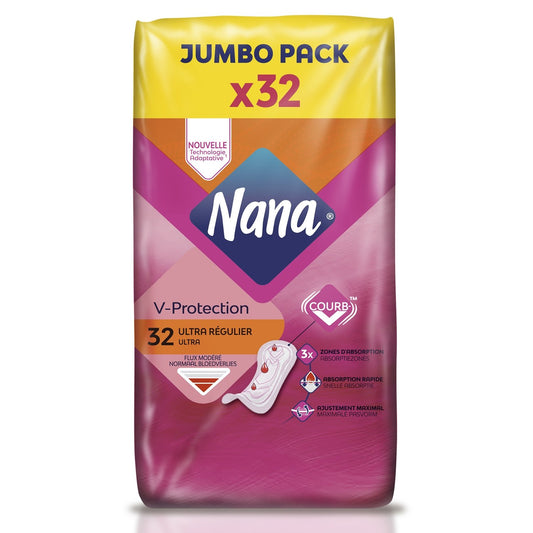 NANA Ultra Regular V-Protection Wingless Sanitary Towels