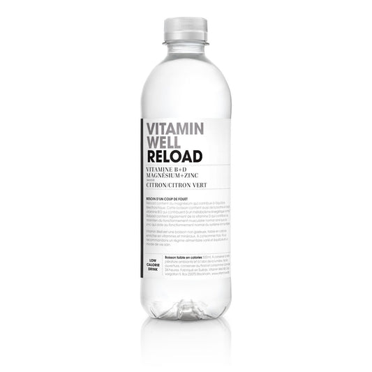 Boisson Vitaminée Goût Citron VITAMIN WELL la bouteille de 50cL
