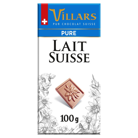Tablette de Chocolat Lait Suisse VILLARS
