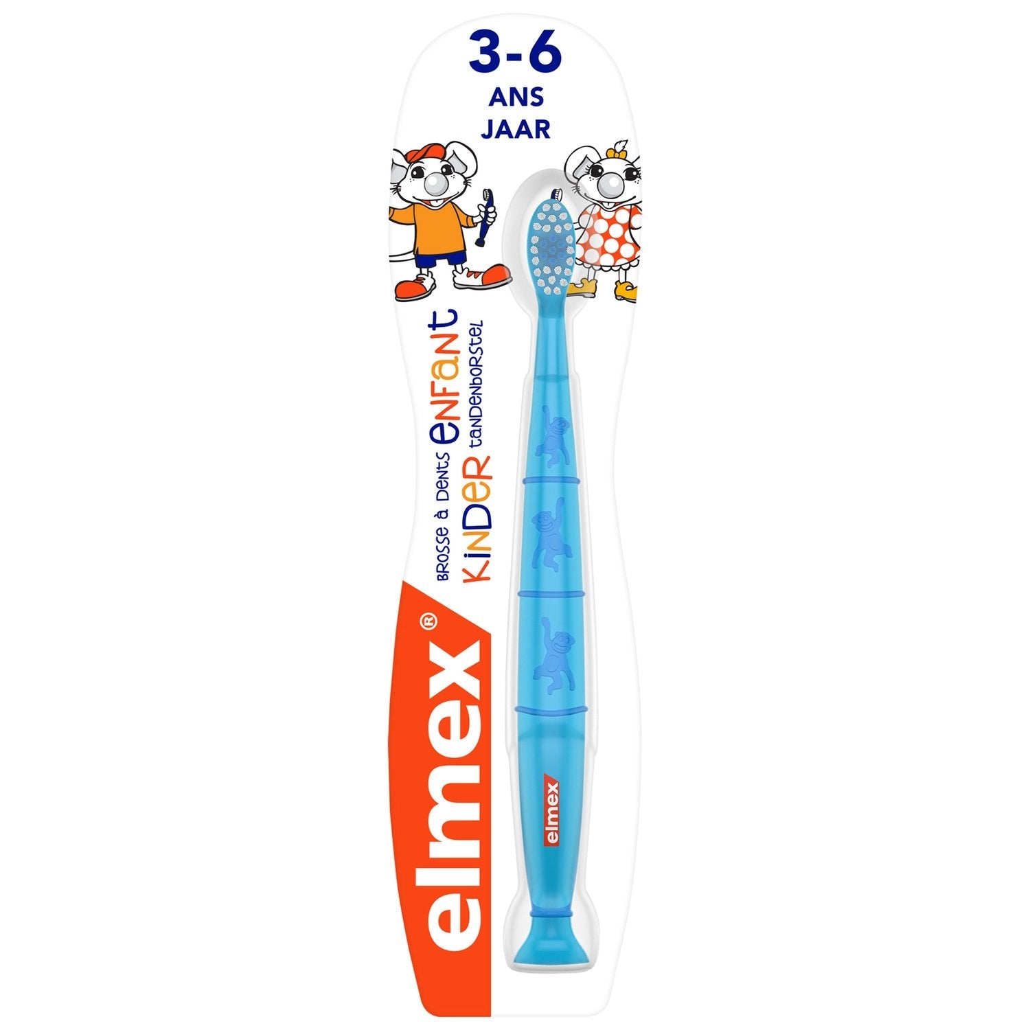 Brosse à Dents Souple Enfant 3-6 Ans ELMEX la brosse à dents