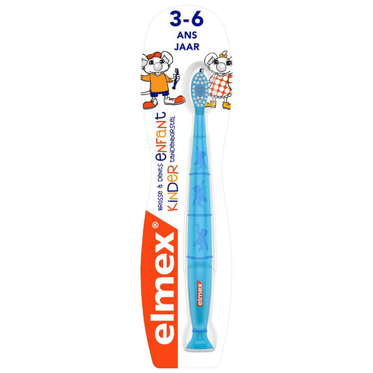 Brosse à Dents Souple Enfant 3-6 Ans ELMEX la brosse à dents