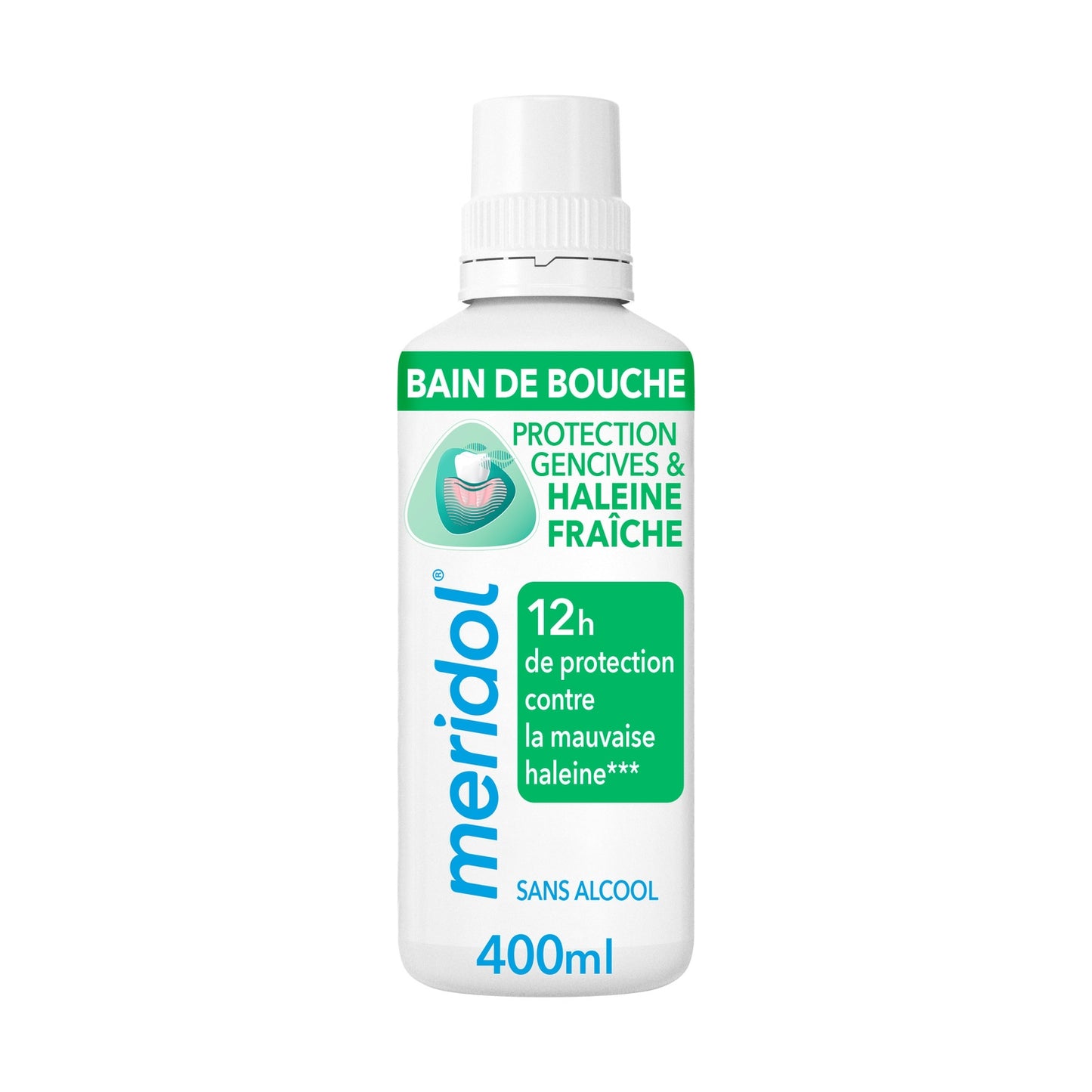 Bain de bouche Protection Gencives et Haleine Fraîche MERIDOL 