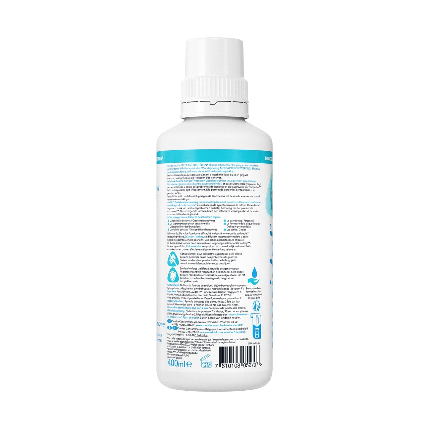 Bain de bouche Protection Gencives Bi-active Adulte MERIDOL 