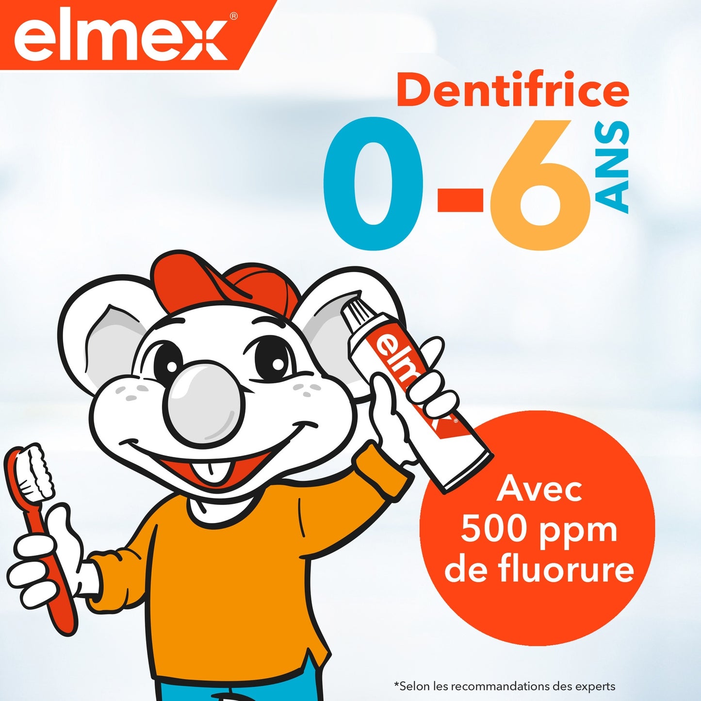 Dentifrice enfant Enfant 0-6 ans Anti-caries ELMEX 