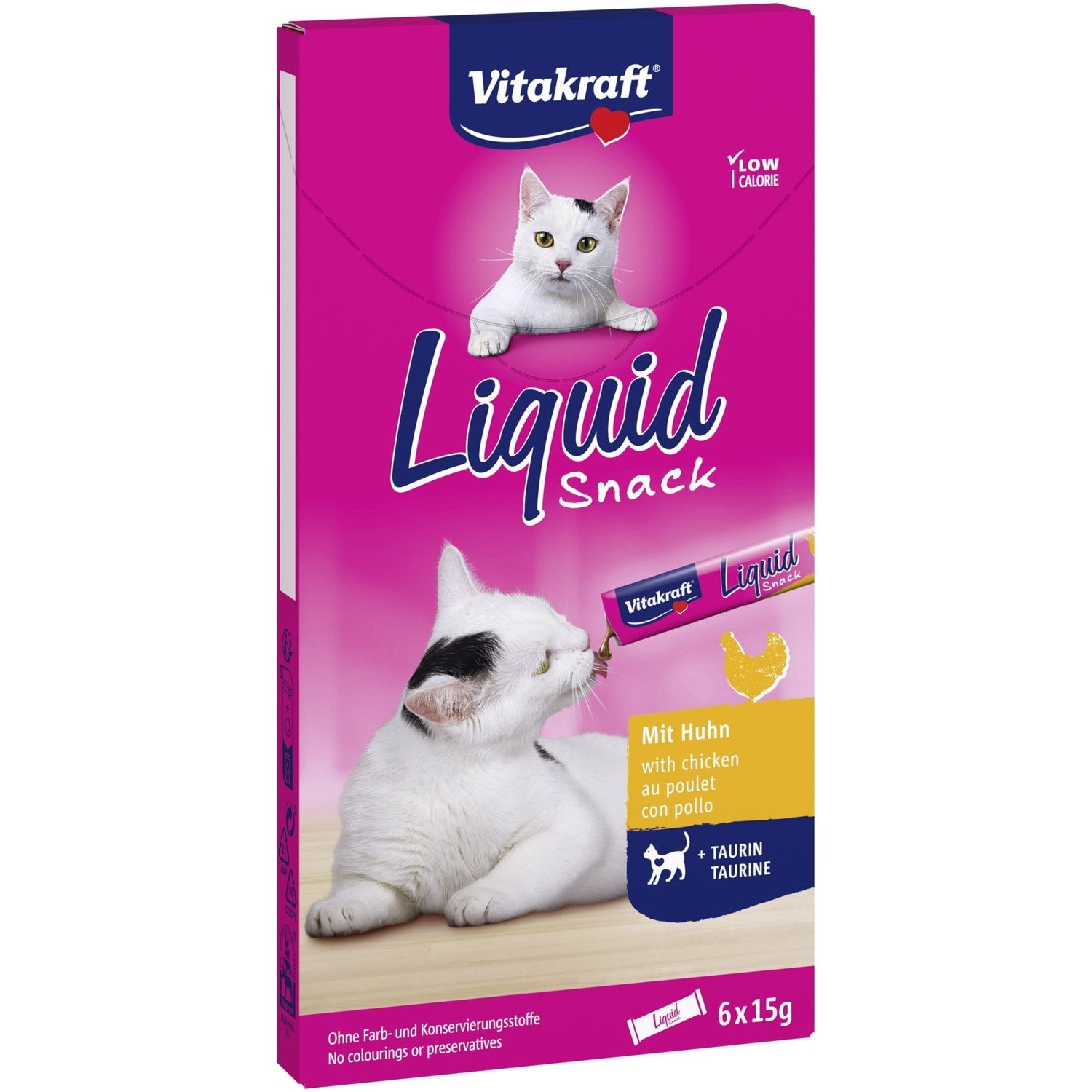 Friandises pour Chat Adulte Poulet Taurine VITAKRAFT la boite de 1 pièce
