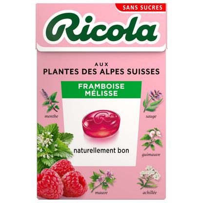 RICOLA Sugar-Free Raspberry Lemon Balm Candies