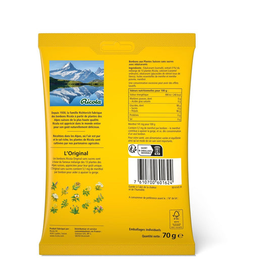 RICOLA Sugar-Free Plant-Based Sweets