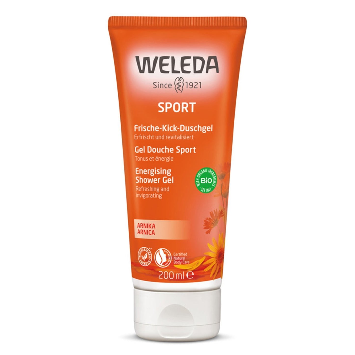 WELEDA Sport Body Shower Gel Tone and Energy with Arnica