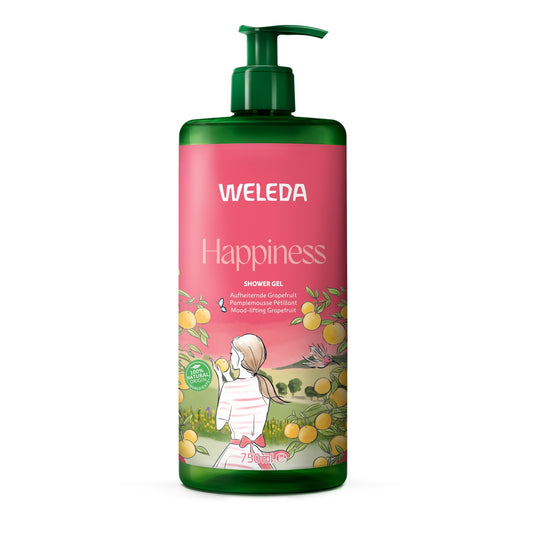 Gel Douche Corps Pamplemousse Mandarine Citron Vert Happiness WELEDA