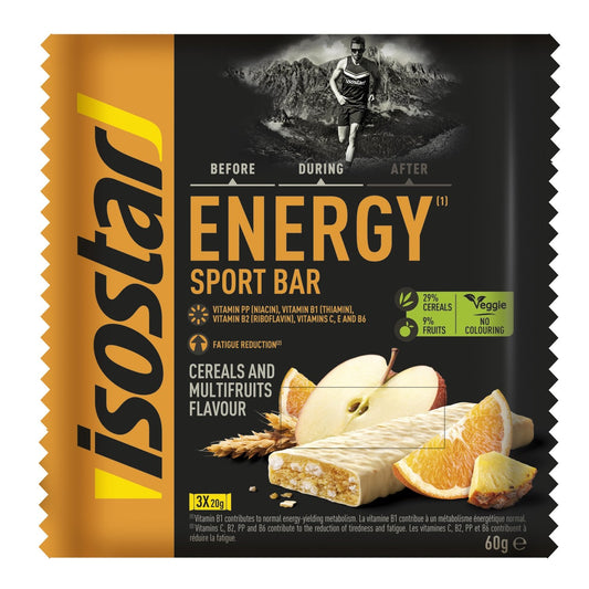 Barres Energétiques Multifruits ISOSTAR le paquet de 60g