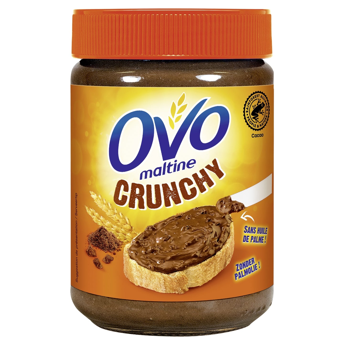 Pâte à Tartiner Cacao Malt d'Orge Crunchy OVOMALTINE 