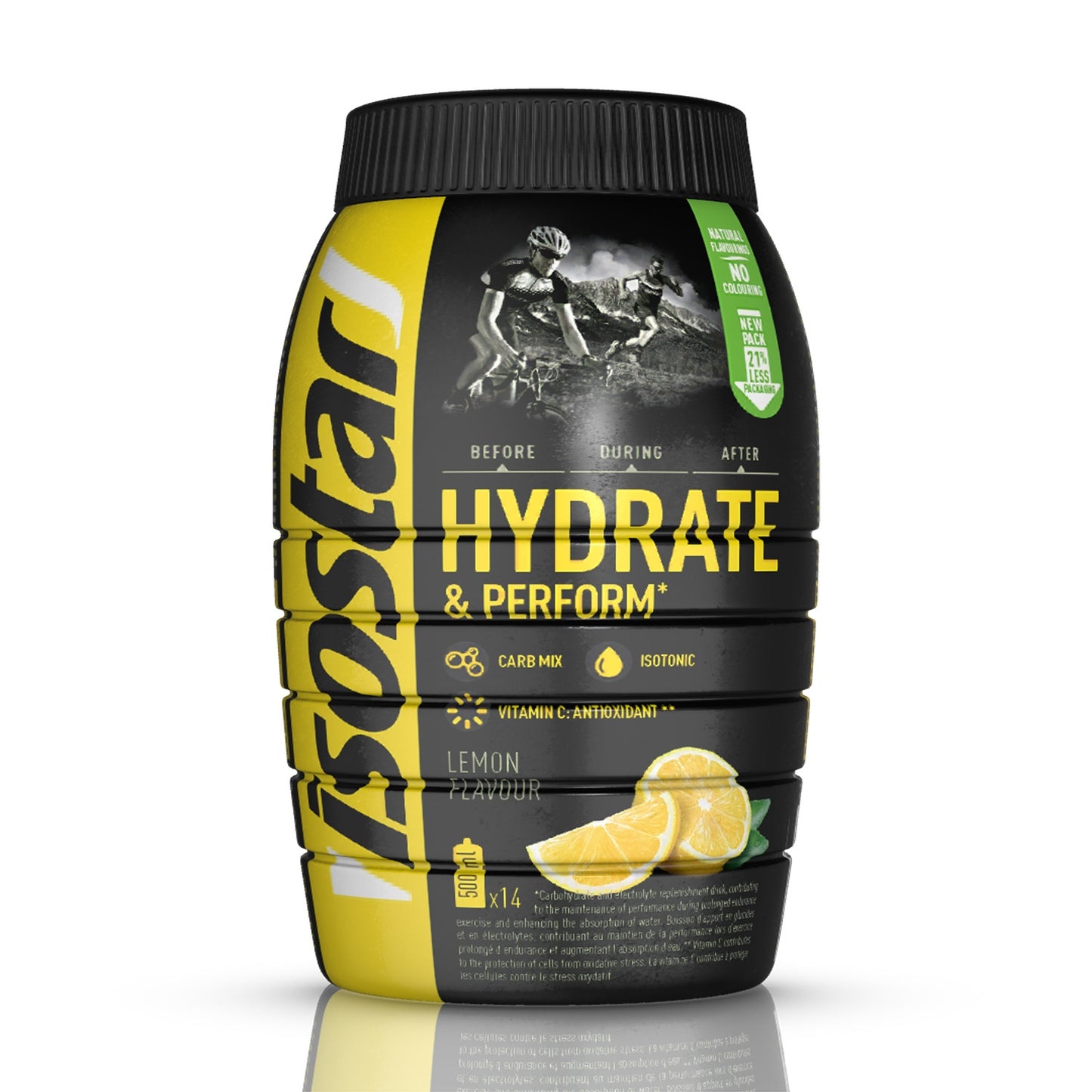 Complément Alimentaire Poudre Hydrate & Perform au Citron ISOSTAR 