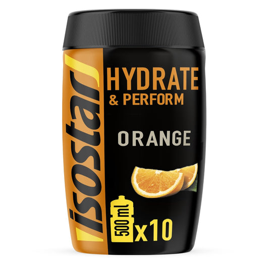 Boisson Poudre Energétique Orange ISOSTAR le pot de 400g