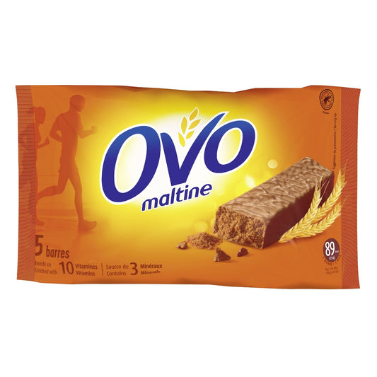 Barres Céréales Ovomaltine Chocolat au Lait OVOMALTINE les 5 barres de 20 g