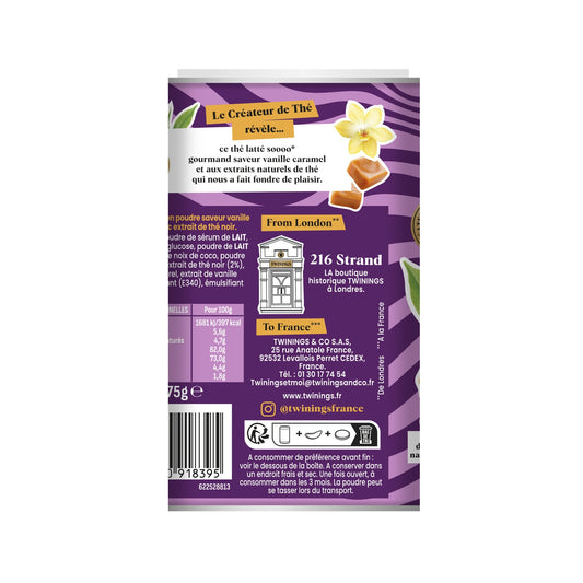 Thé Noir Vanille Caramel TWININGS 
