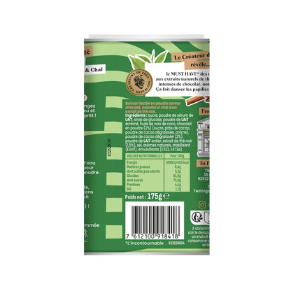 Thé Noir Chocolat Noisette Chai TWININGS 