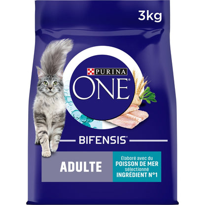Croquettes pour Chat Adulte aux Poissons de Mer PURINA ONE