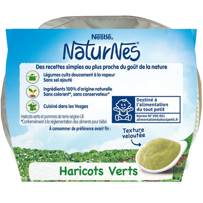 Baby Meal From 4 to 6 Months Green Beans Naturnes NESTLE
