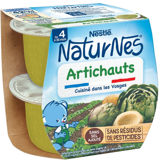 Baby Food Jar from 4/6 Months, NATURNES Artichokes