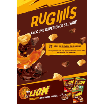 Céréales Lion Caramel et Chocolat NESTLE 