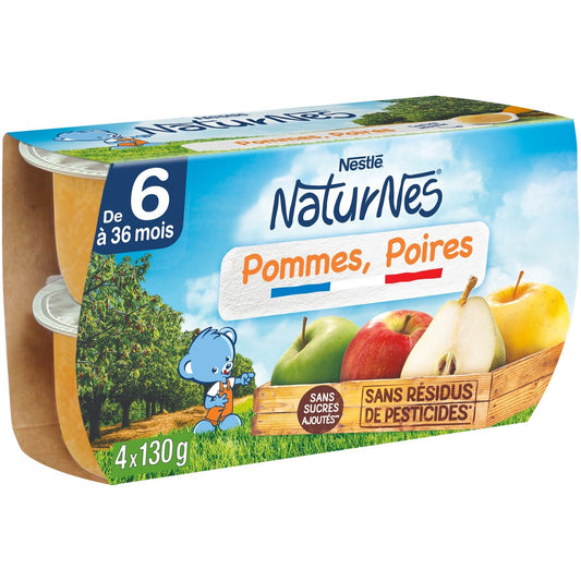 Baby Compotes From 4/6 Months, Apples Pear NESTLE