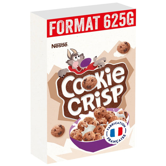 Céréales Cookie Crisp Pépites de Chocolat NESTLE la boite de 625g