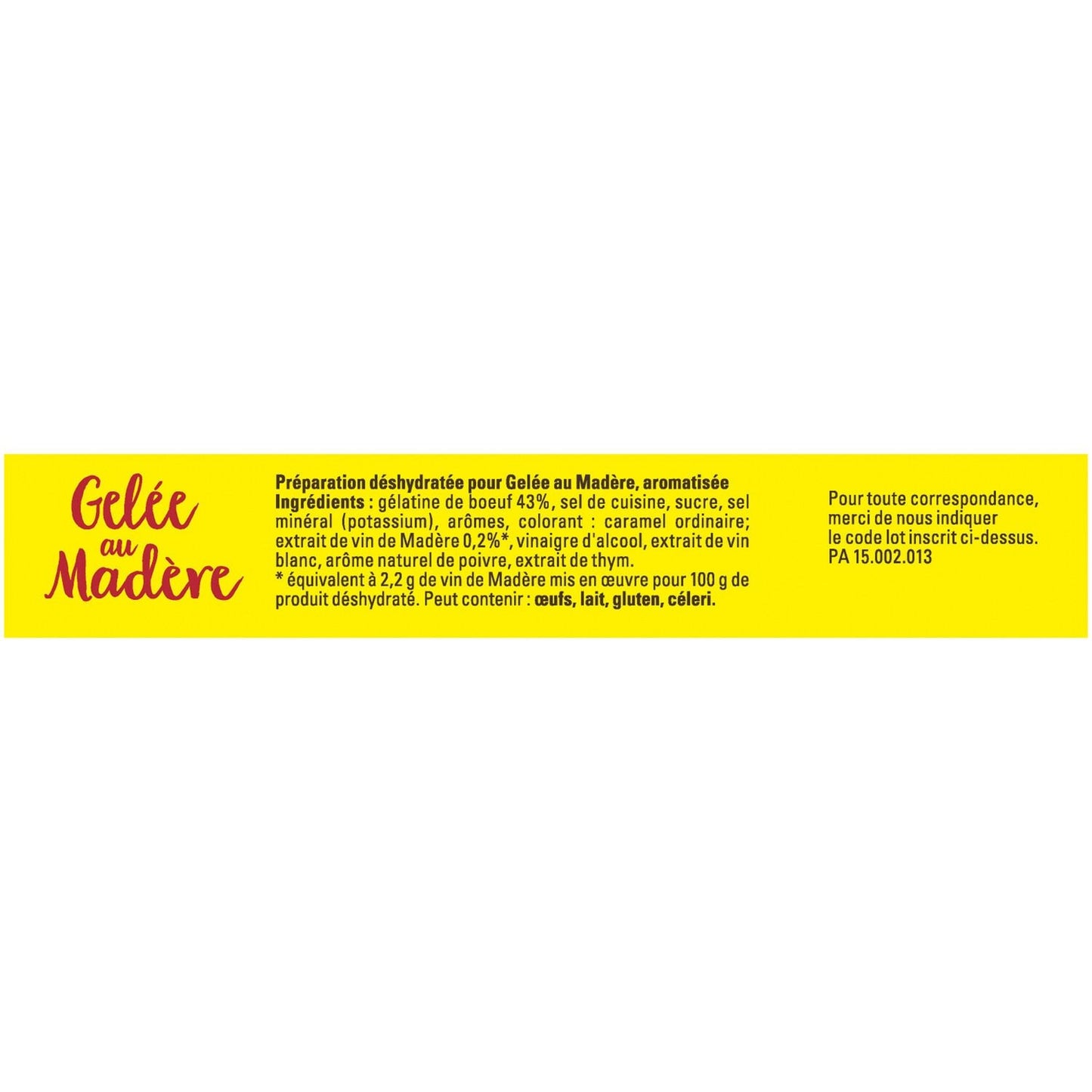 Préparation Culinaire Gelée au Madère MAGGI
