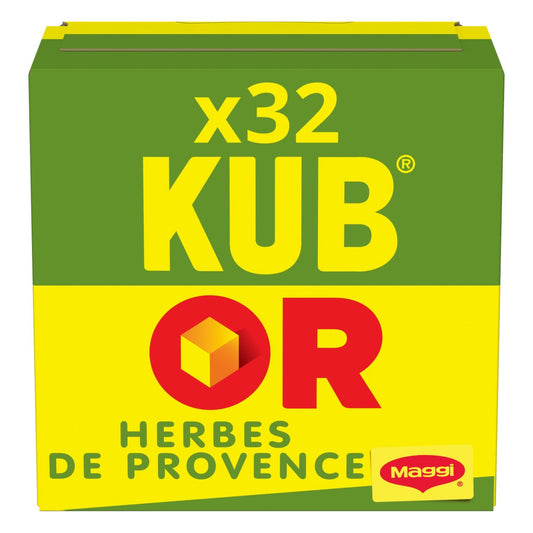 Bouillon Herbes de Provence KUB OR les 16 bâtonnets de 2 cubes - 128 g