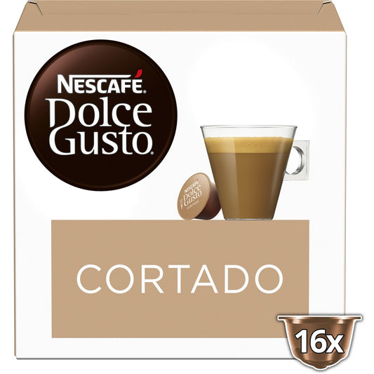 Café au Lait Capsules Cortado Espresso Macchiato NESCAFE DOLCE GUSTO la boîte de 16 capsules