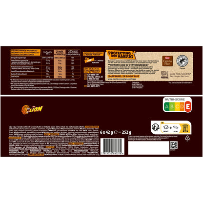Barres Chocolatées Lait LION