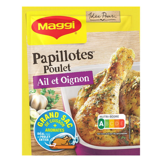 Papillotes Poulet Ail/oignon MAGGI le sachet de 36 g