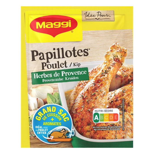 Papillotes Poulet Herbes de Provence MAGGI le sachet de 34 g