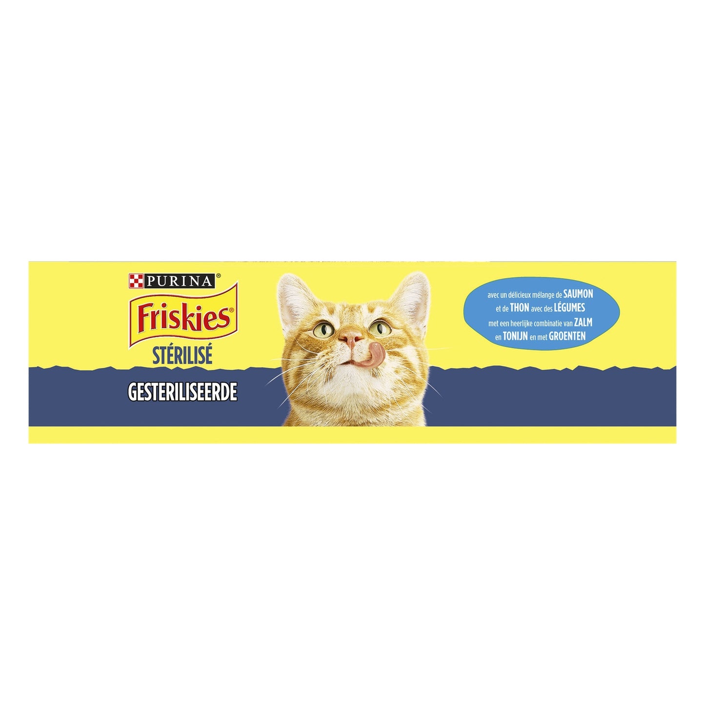 Croquettes pour Chat Stérilisé au Saumon, au Thon & aux Légumes PURINA FRISKIES