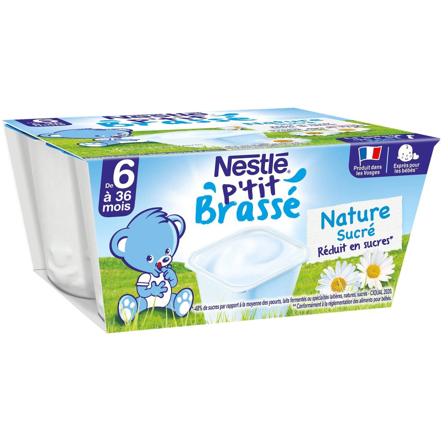 Desserts Bébé Dès 6 Mois, Nature Sucré NESTLE P'TIT BRASSE