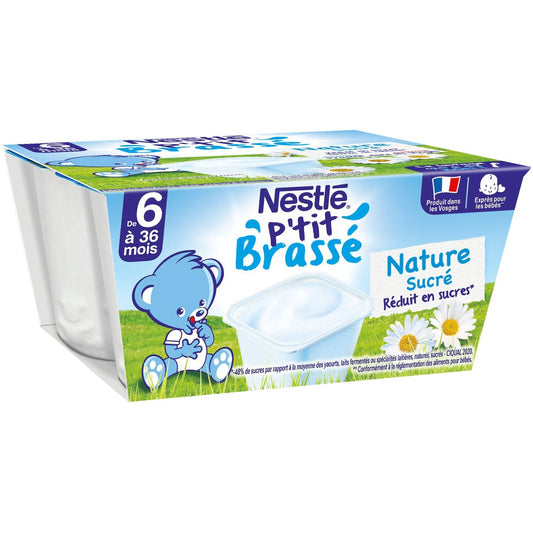 Desserts Bébé Dès 6 Mois, Nature Sucré NESTLE P'TIT BRASSE