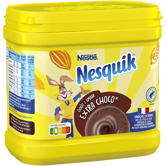 Chocolat en Poudre Goût Extra Chocolat NESQUIK la boite de 600 g