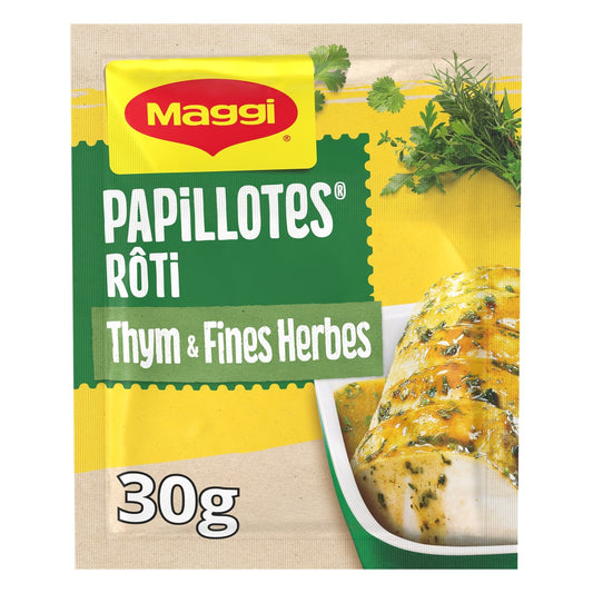 Papillotes Rôti Thym Fines Herbes MAGGI le sachet de 30 g