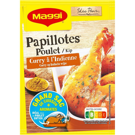 Papillotes Poulet Curry MAGGI le sachet de 30 g
